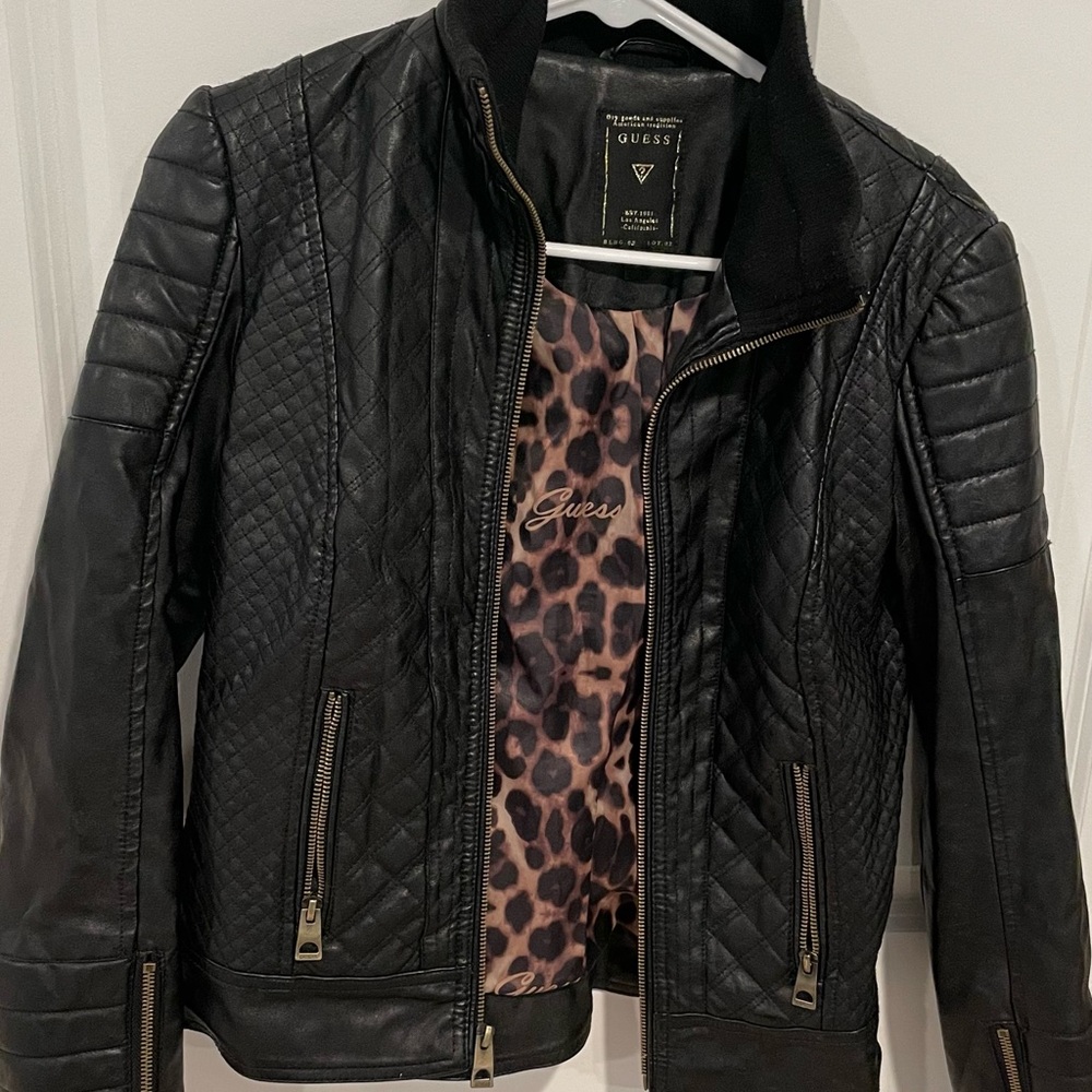 Guess Faux Leather Jacket
